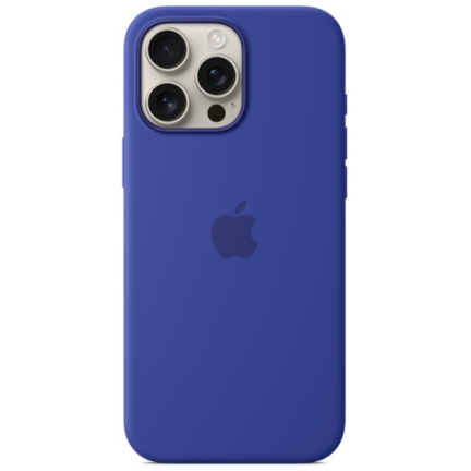 Чехол iPhone 16 Pro Max Silicone Case 360 Blue Cobalt Blue (Синий)
