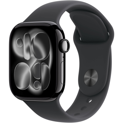 Купить Apple Watch 11 42mm Jet Black Aluminum Case / Black Sport Band Apple Watch 11 42mm Jet Black Aluminum Case / Black Sport Band